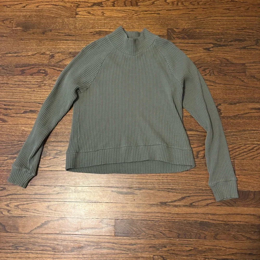The North Face Chabot Cotton Thermal Knit Funnel Mock Neck Long Sleeve Sweater